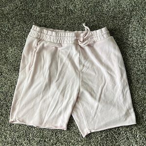 H&M Pink sweat-shorts size Large